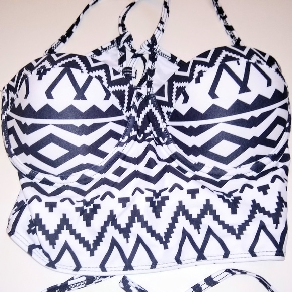 Last One Boutique Tribal High Waist Bikini & Cover - Picture 6 of 8